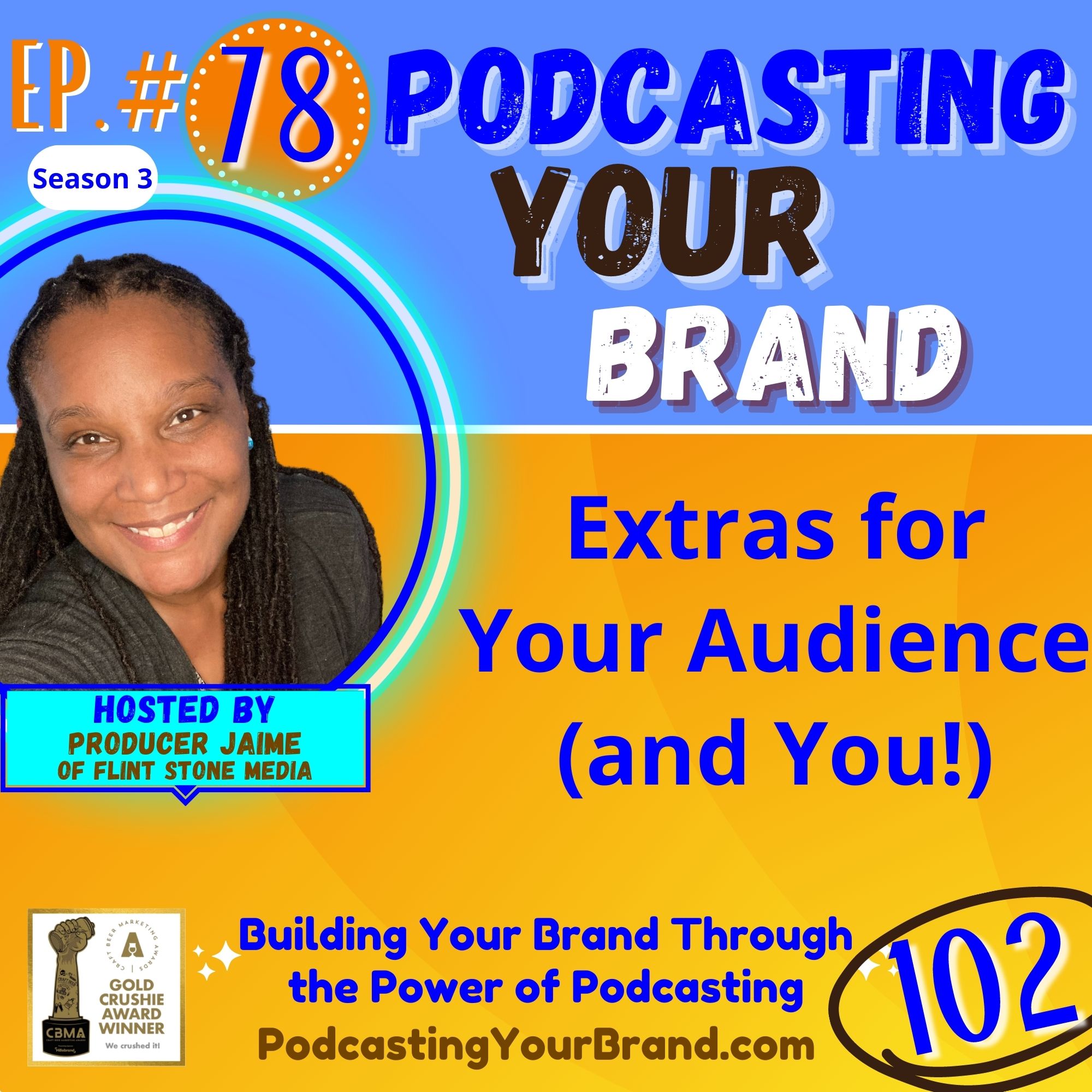 Podcasting Your Brand - Episode 78: Extras for Your Audience (and You!) (Podcasting 102)