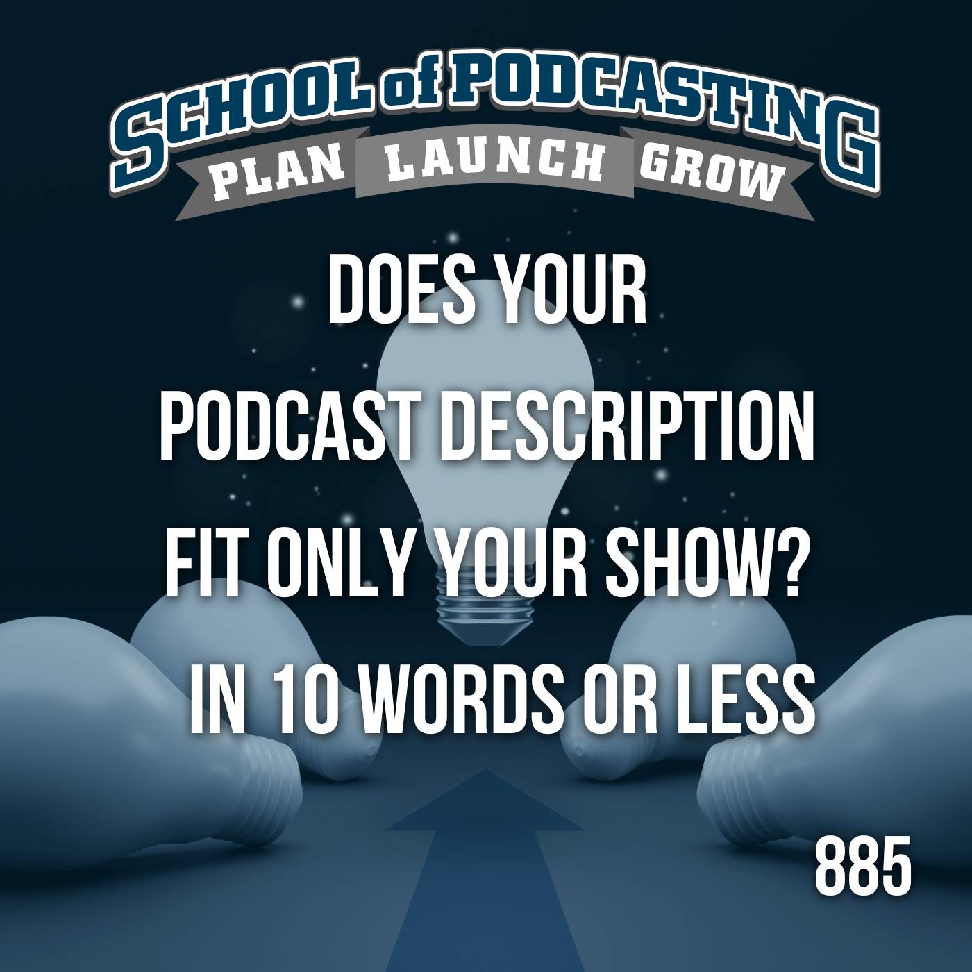 Does your  podcast description  fit only YOUR show? - in 10 Words or less