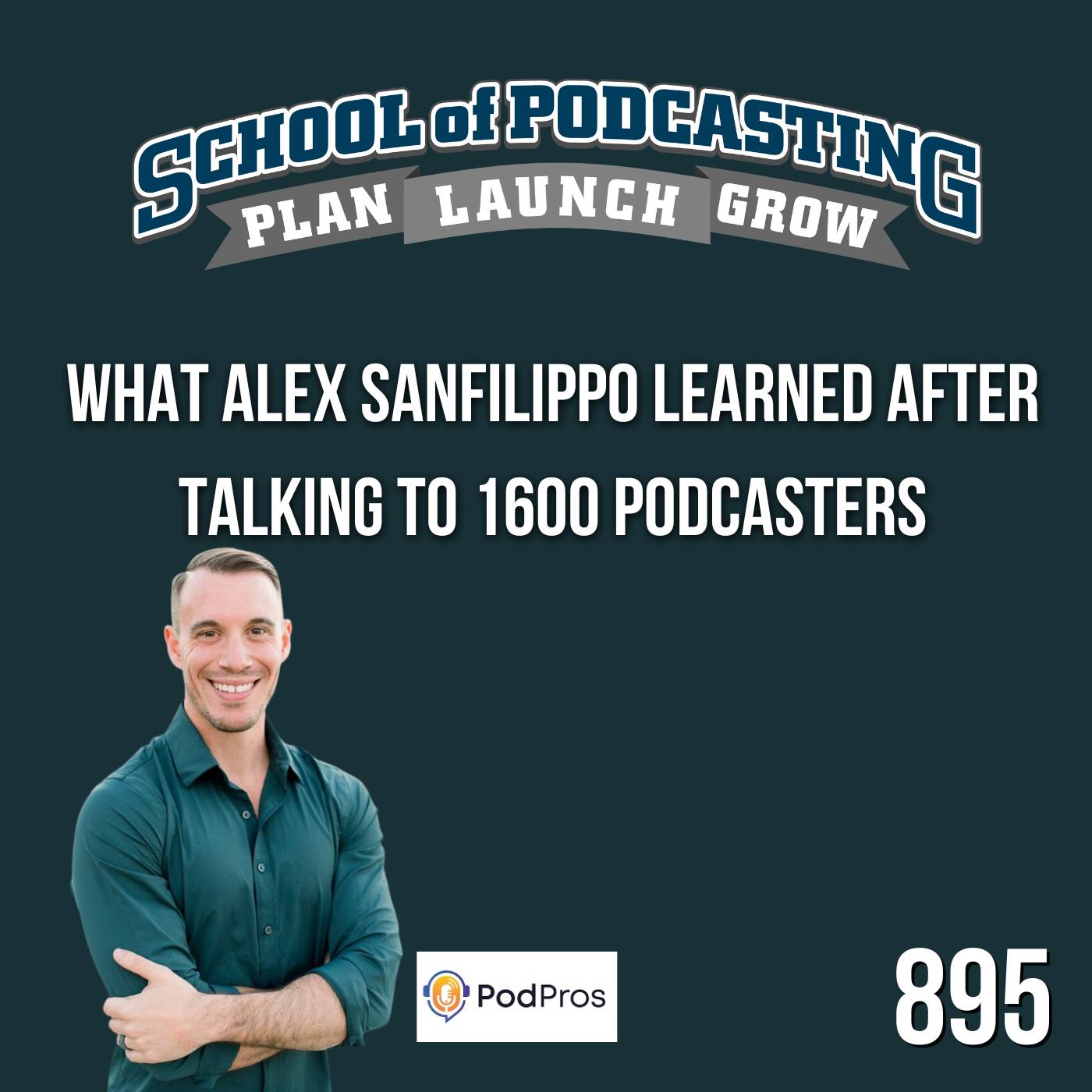 What Alex Sanfilippo learned after talking to 1600 Podcasters