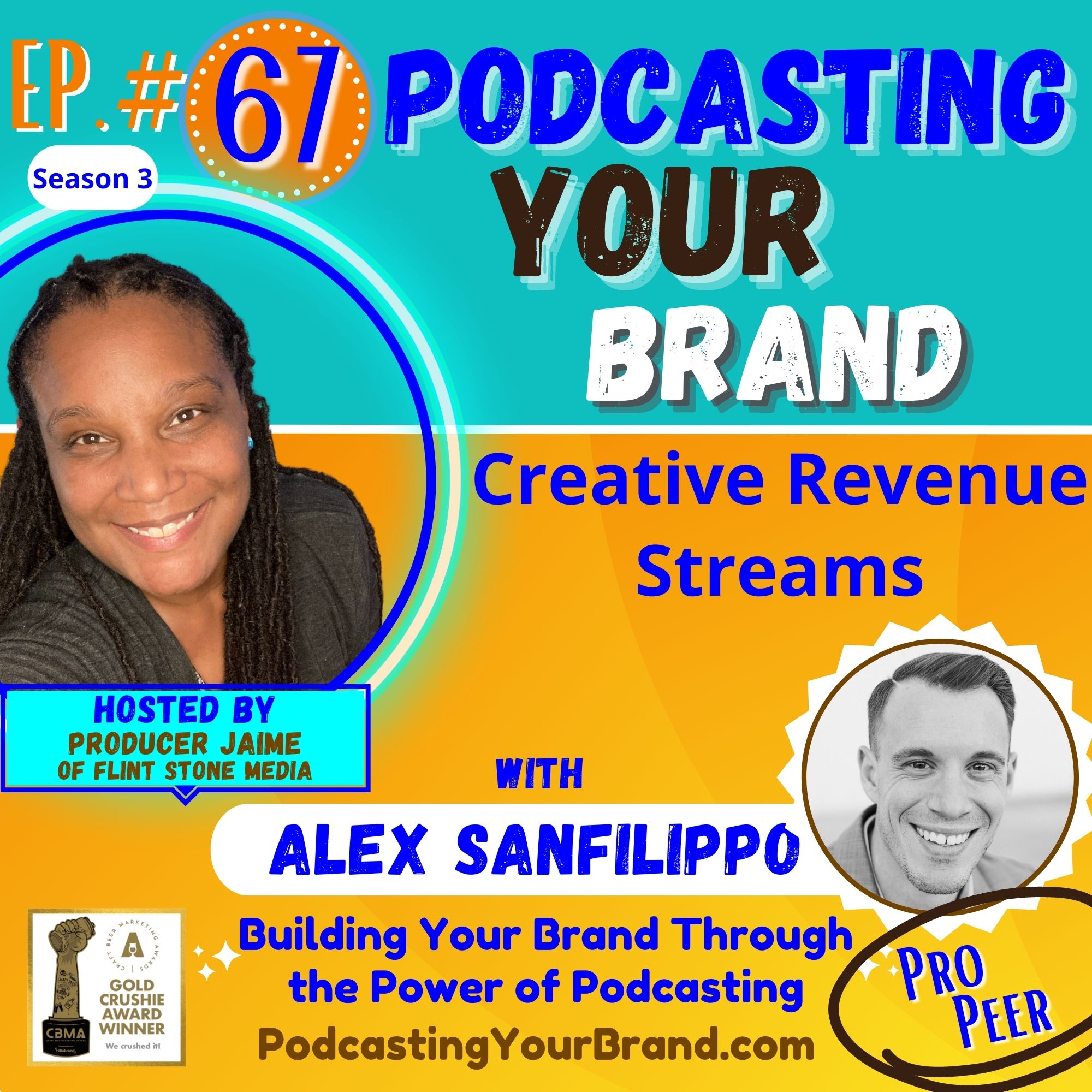 Podcasting Your Brand - Episode 67: Creative Revenue Streams, with Alex Sanfilippo (Podcasting 102)