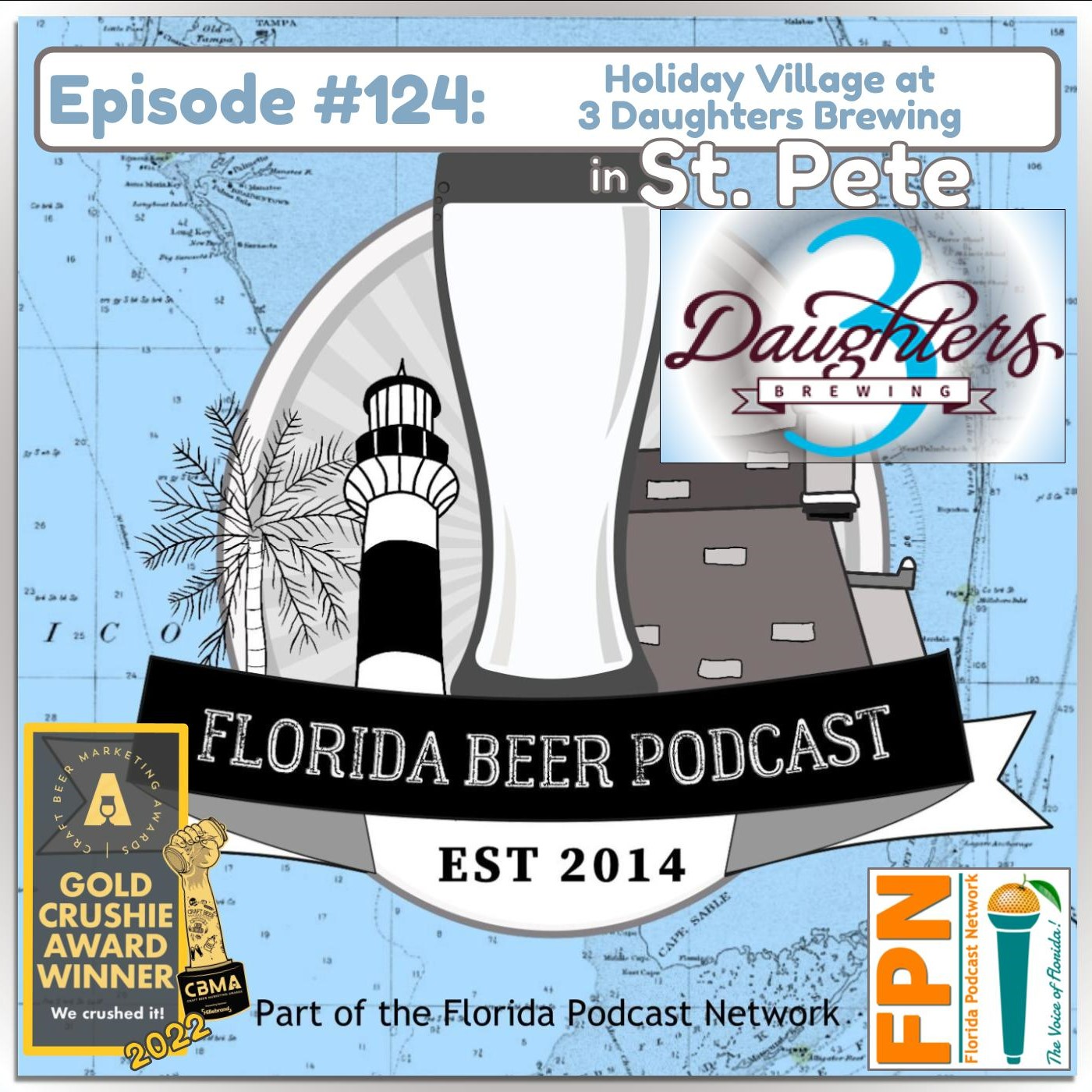 Florida Beer Podcast - Episode 124: Holiday Village at 3 Daughters Brewing