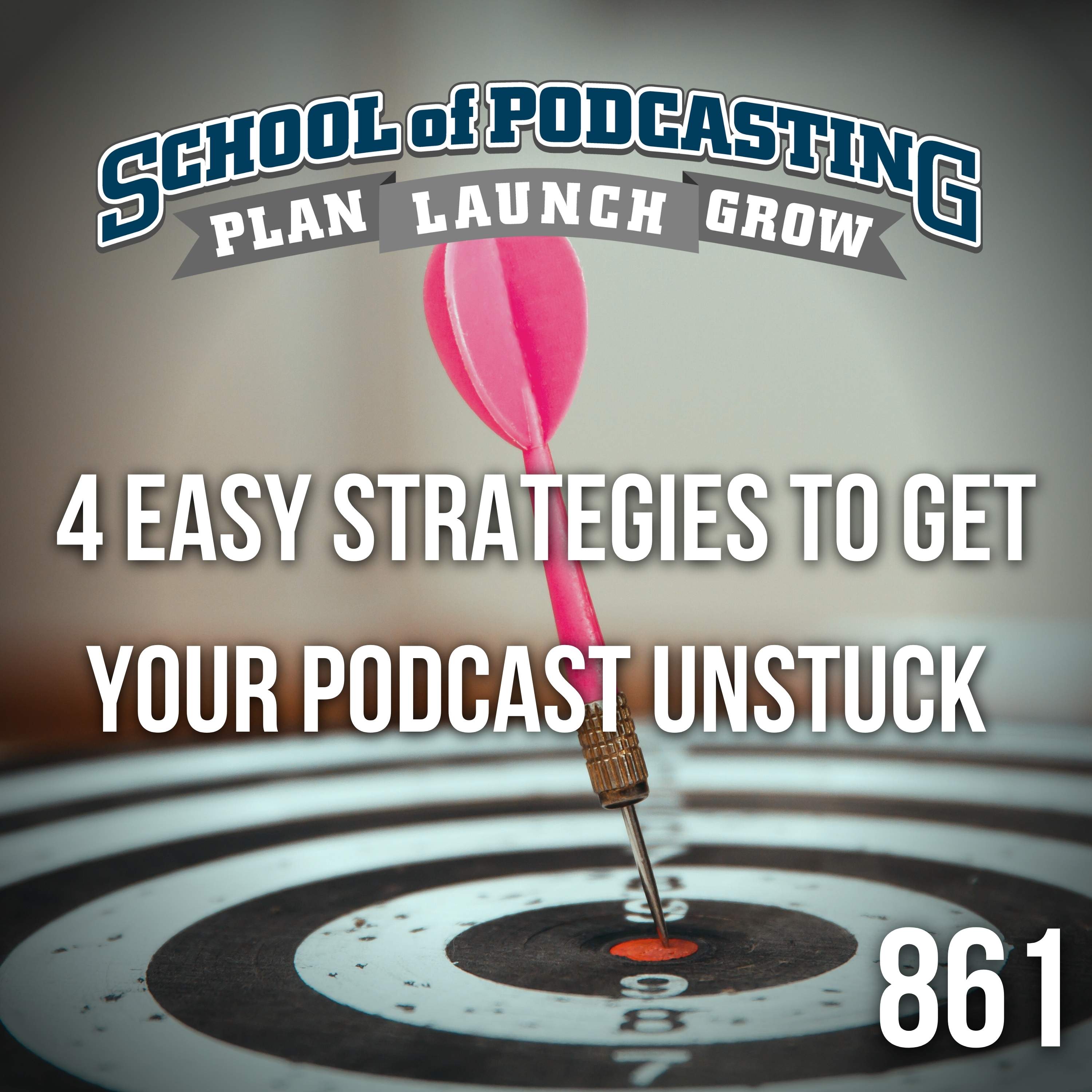 Four Easy Strategies To Get Your Podcast Unstuck and Really Get it Growing Again